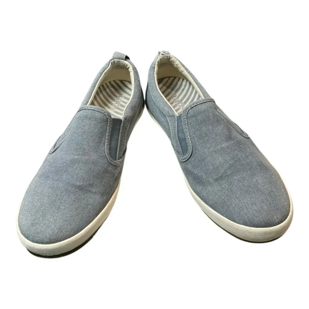 Taos Dandy Blue Canvas Slip-on Women's Sneakers 8